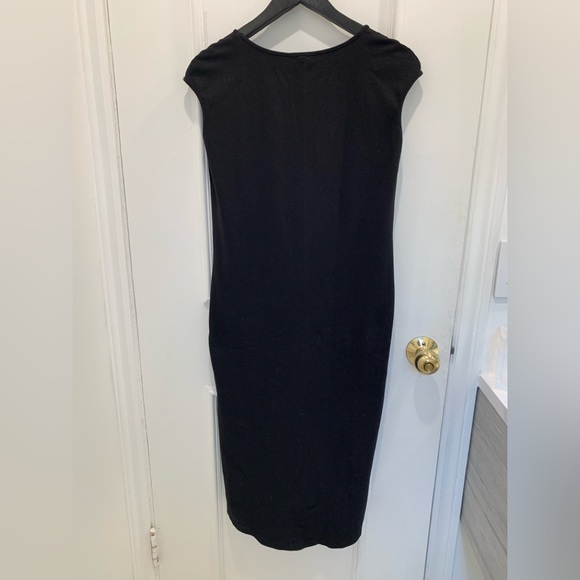 NWT Monrow black cotton sleeveless maxi dress. Size Large - Picture 2 of 4